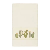 Linum Home Textiles Mila Embellished Floral Bath Towel