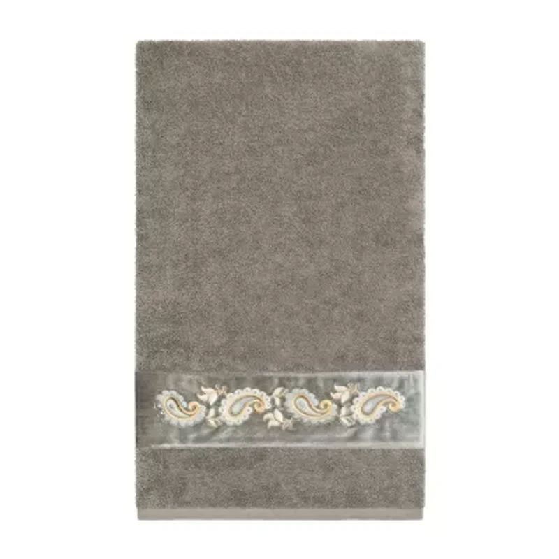 Linum Home Textiles Mackenzie 2-pc. Embellished Paisley Bath Towel