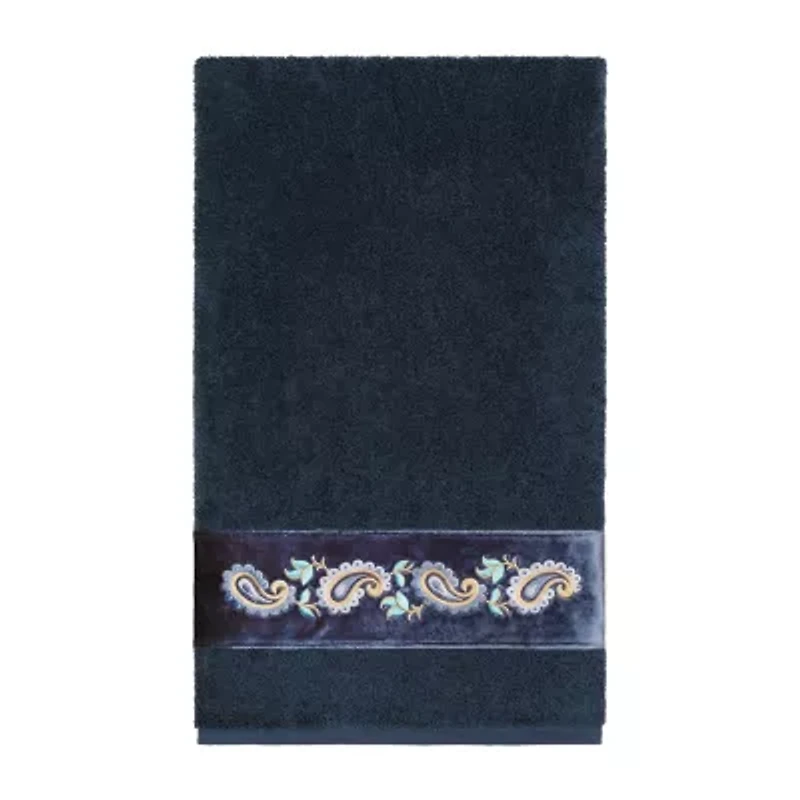 Linum Home Textiles Mackenzie 2-pc. Embellished Paisley Bath Towel