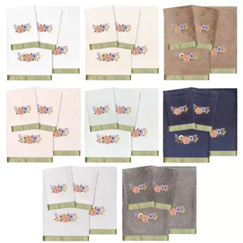 Linum Home Textiles Verano Embellished 4-pc. Bath Towel Set