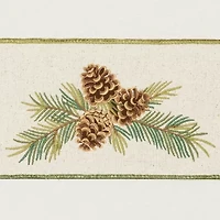 Linum Home Textiles Pierre Embellished 2-pc. Floral Bath Towel