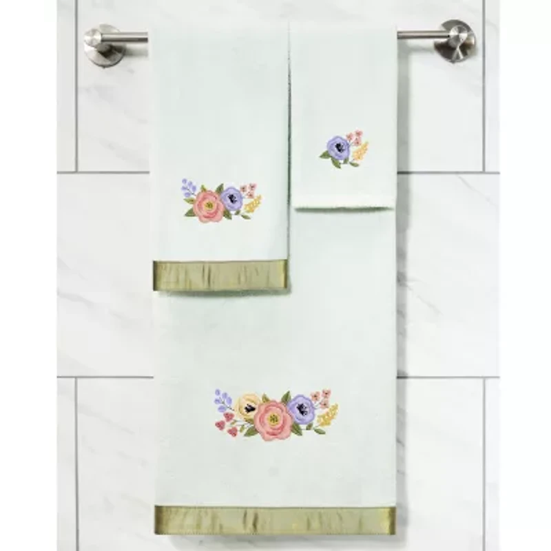 Linum Home Textiles Verano Embellished 3-pc. Bath Towel Set