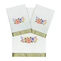 Linum Home Textiles Verano Embellished 3-pc. Bath Towel Set