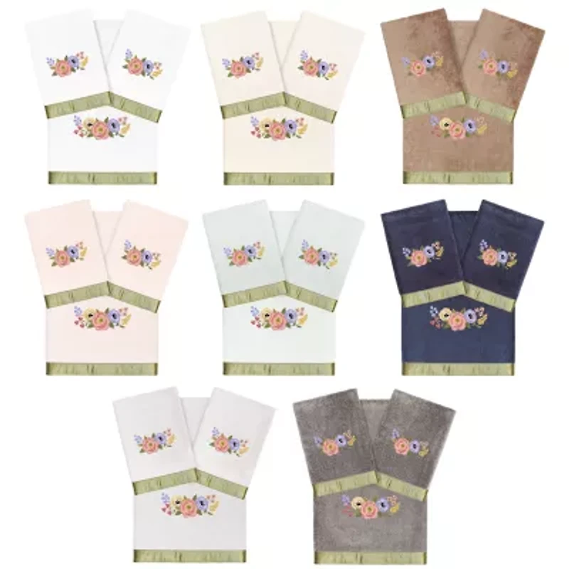 Linum Home Textiles Verano Embellished 3-pc. Bath Towel Set