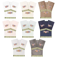 Linum Home Textiles Verano Embellished 3-pc. Bath Towel Set