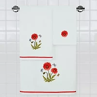 Linum Home Textiles Polly Embellished 3-pc. Bath Towel Set