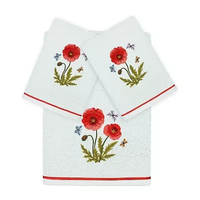 Linum Home Textiles Polly Embellished 3-pc. Bath Towel Set