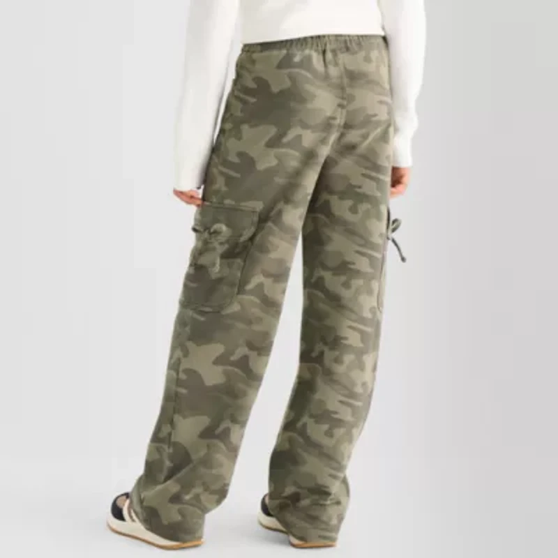 Vanilla Star Big Kid Girls Wide Leg Cargo Pant