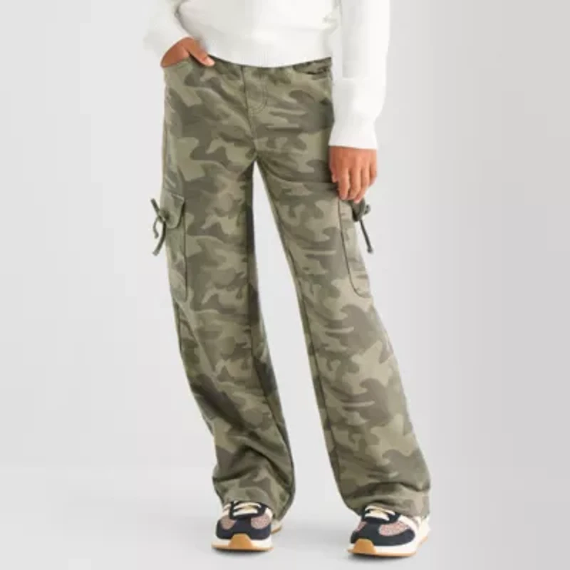 Vanilla Star Big Kid Girls Wide Leg Cargo Pant
