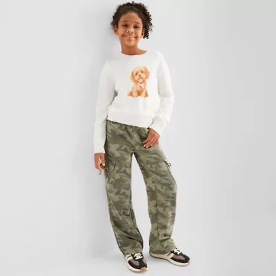 Vanilla Star Big Kid Girls Wide Leg Cargo Pant