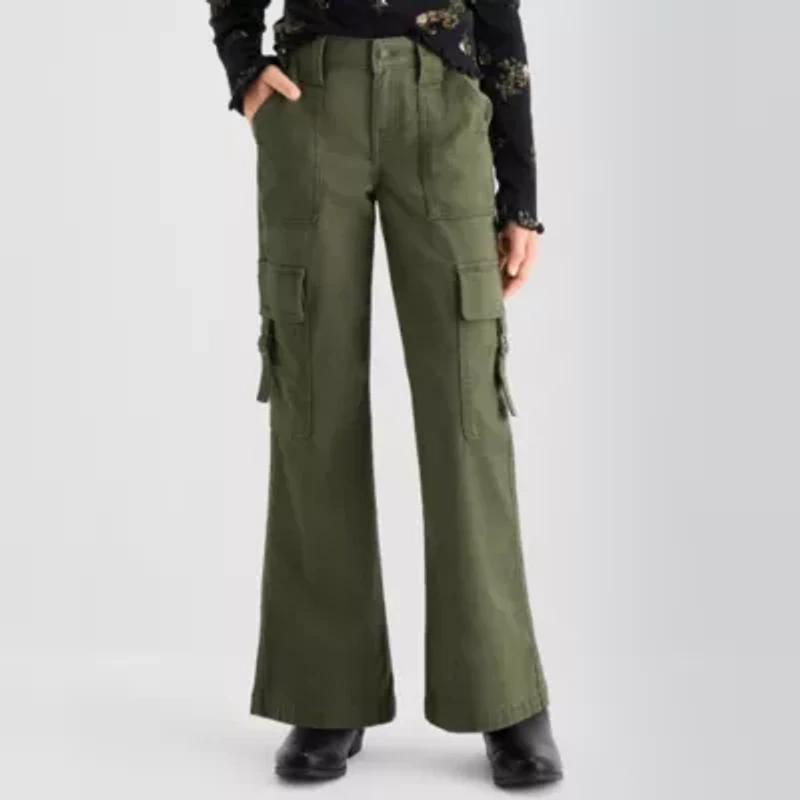 Thereabouts Little & Big Kid Girls Flare Cargo Pant