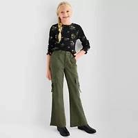 Thereabouts Little & Big Kid Girls Flare Cargo Pant