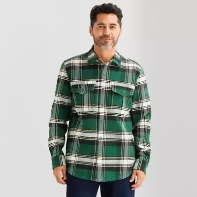 St. John's Bay Mens Midweight Shirt Jacket