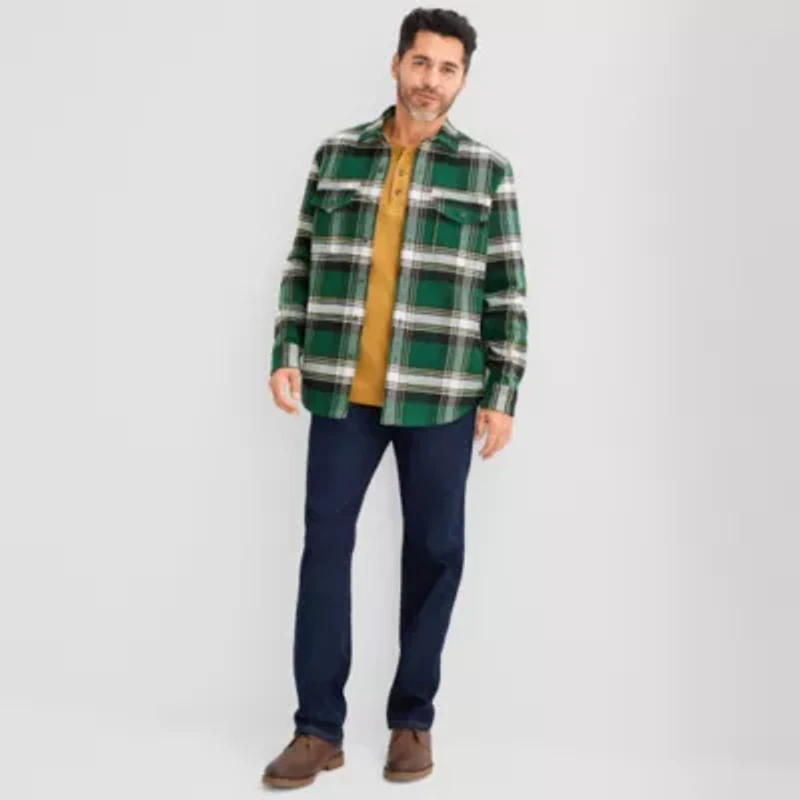 St. John's Bay Mens Midweight Shirt Jacket