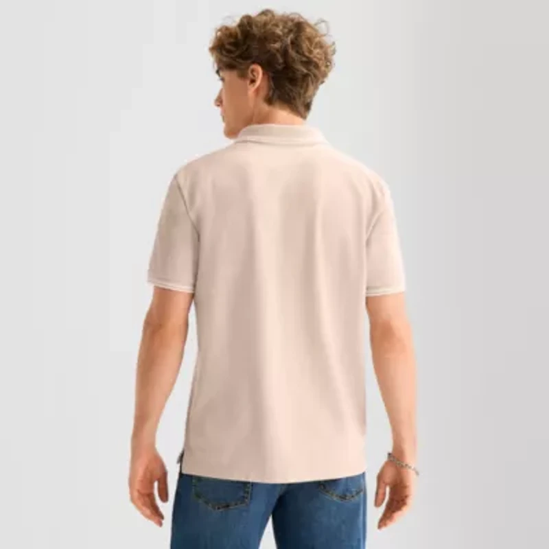 Arizona Mens Short Sleeve Tipped Polo