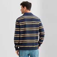 mutual weave Mens Long Sleeve Quarter-Zip Pullover