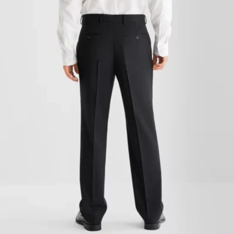 Stafford Coolmax All Season Mens Classic Fit Flat Front Suit Pant