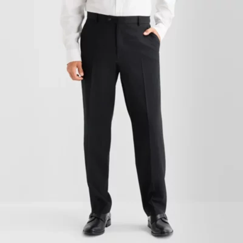 Stafford Coolmax All Season Mens Classic Fit Flat Front Suit Pant