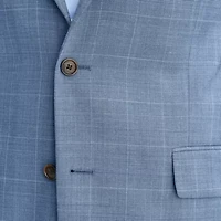 Stafford Mens Classic Fit Plaid Suit Jacket
