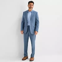 Stafford Mens Classic Fit Plaid Suit Jacket