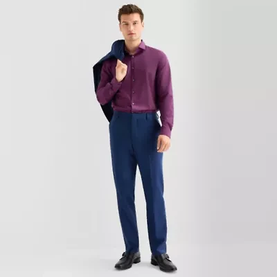 J. Ferrar Ultra Comfort Mens Slim Fit Flat Front Suit Pant