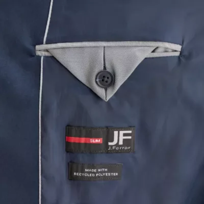 J. Ferrar Ultra Comfort Mens Stretch Fabric Slim Fit Suit Jacket