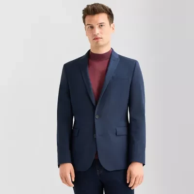 J. Ferrar Ultra Comfort Mens Stretch Fabric Slim Fit Suit Jacket