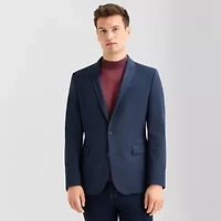 J. Ferrar Ultra Comfort Mens Stretch Fabric Slim Fit Suit Jacket