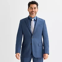 Stafford Birdseye Signature Coolmax All Season Mens Stretch Fabric Classic Fit Suit Jacket