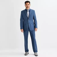 Stafford Birdseye Signature Coolmax All Season Mens Stretch Fabric Classic Fit Suit Jacket