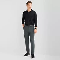 Stylus Mens Slim Fit Flat Front Pant