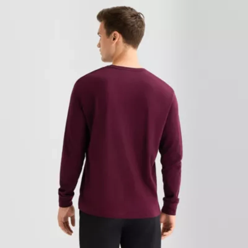 Stylus Mens Crew Neck Long Sleeve T-Shirt