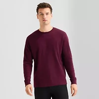 Stylus Mens Crew Neck Long Sleeve T-Shirt
