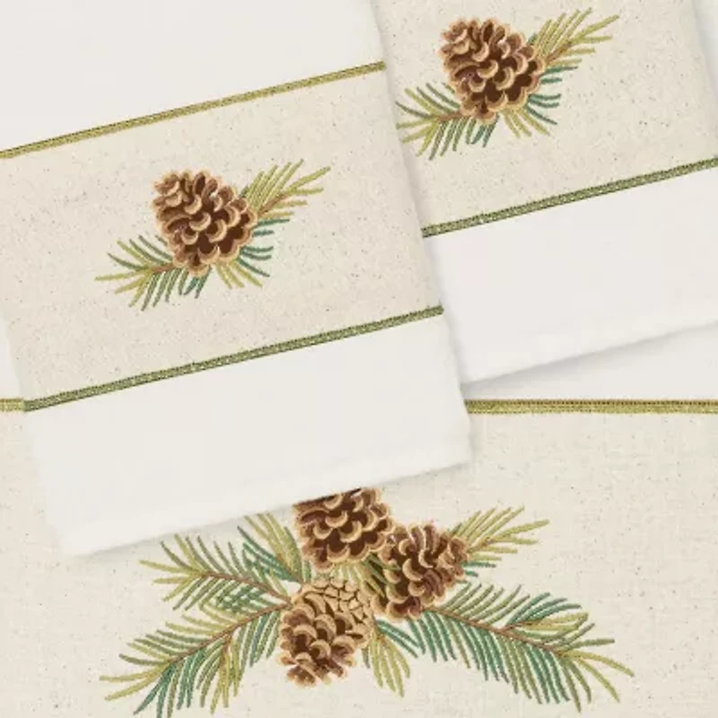 Linum Home Textiles Pierre Embellished 3-pc. Bath Towel Set