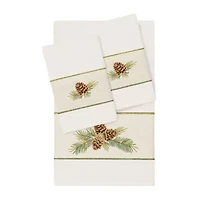 Linum Home Textiles Pierre Embellished 3-pc. Bath Towel Set