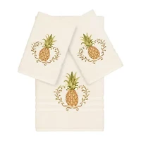 Linum Home Textiles Welcome Embellished 3-pc. Bath Towel Set