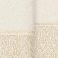 Linum Home Textiles Arian Embellished 2-pc. Bath Towel
