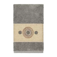 Linum Home Textiles Isabelle Embellished Hand Towel