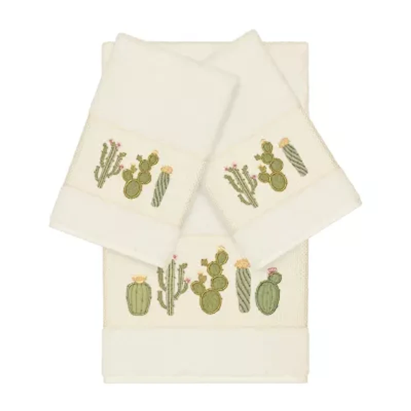 Linum Home Textiles Mila Embellished 3-pc. Bath Towel Set