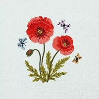 Linum Home Textiles Polly 2-pc. Embellished Floral Bath Towel
