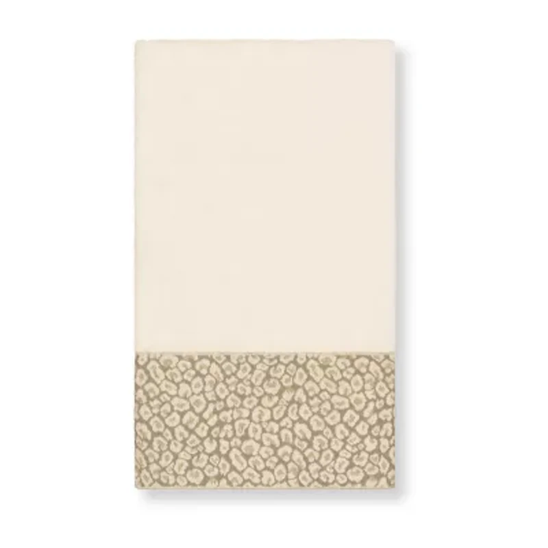 Linum Home Textiles Spots Embellished Cheetah Bath Towel