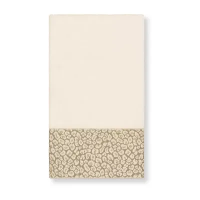 Linum Home Textiles Spots Embellished Cheetah Bath Towel