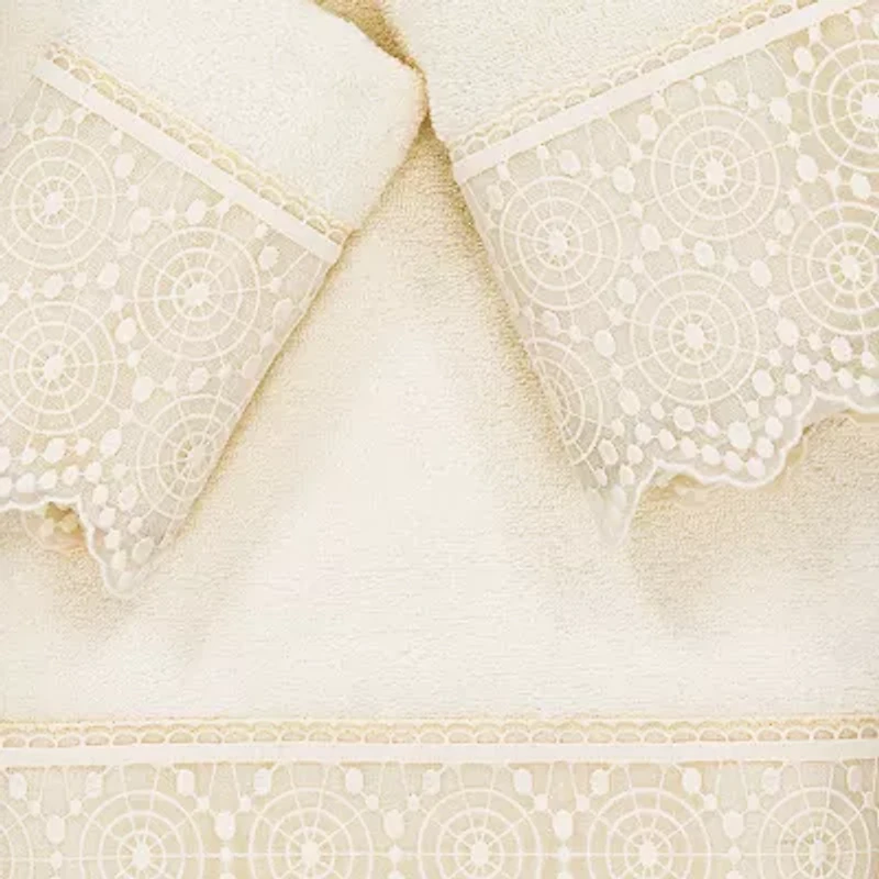Linum Home Textiles Arian Embellished 3-pc. Bath Towel Set