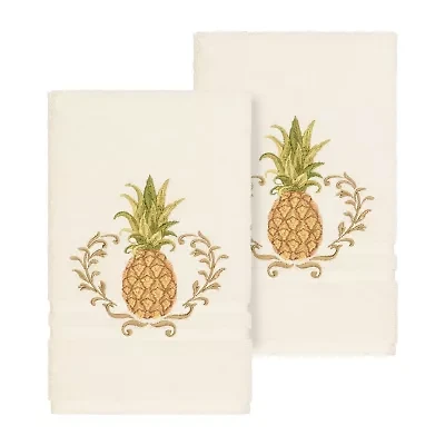 Linum Home Textiles Welcome Embellished 2-pc. Hand Towel