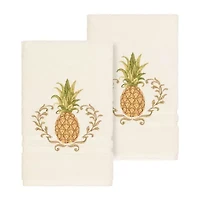 Linum Home Textiles Welcome Embellished 2-pc. Hand Towel