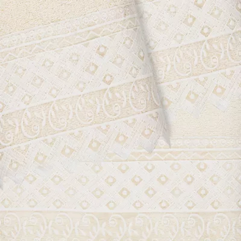 Linum Home Textiles Aiden Embellished 3-pc. Bath Towel Set