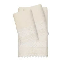 Linum Home Textiles Aiden Embellished 3-pc. Bath Towel Set