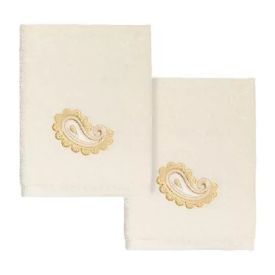 Linum Home Textiles Mackenzie Embellished 2-pc. Washcloth