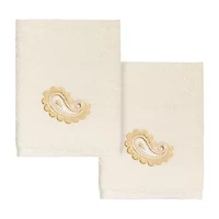 Linum Home Textiles Mackenzie Embellished 2-pc. Washcloth