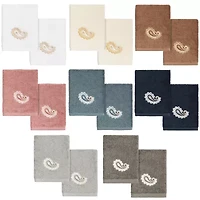 Linum Home Textiles Mackenzie Embellished 2-pc. Washcloth